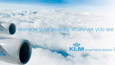 KLM - Book a flight header