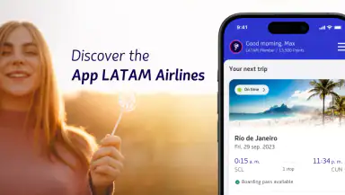 LATAM: Flights, Hotels, Cars header