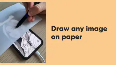 Lightbox draw - tracing paper header