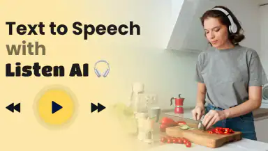 Listen AI: Text to Speech header