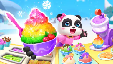 Little Panda's Ice Cream Games header