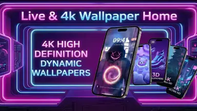 Live & 4k Wallpaper Home header