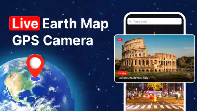 Live Earth Map-Gps Satellite header