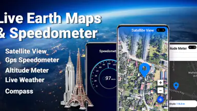 Live Earth Map Satellite View header