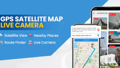 Live Satellite Earth Map View header