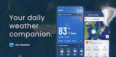 Live Weather: Daily Forecast header