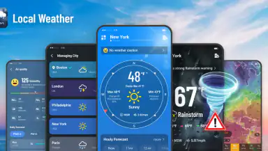 Local Weather: Live Forecast header