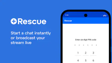 LogMeIn Rescue Customer header