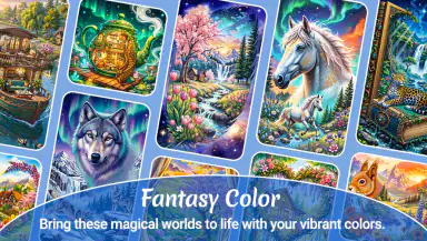 Magic Fantasy Paint by Numbers header