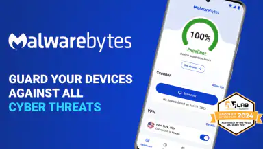 Malwarebytes Mobile Security header