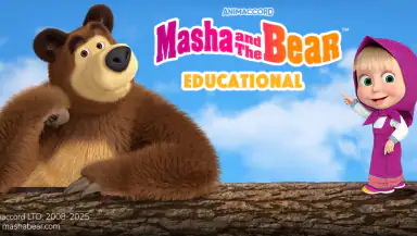 Masha and the Bear Educational header