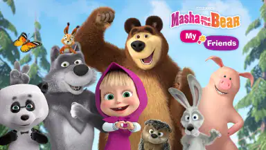 Masha and the Bear: My Friends header
