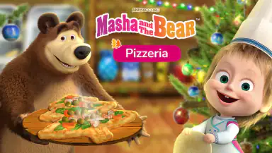 Masha and the Bear Pizza Maker header