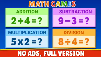 Math Games: Math for Kids header