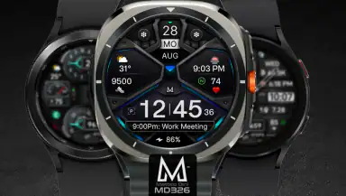 MD326 3D Modern Watch Face header