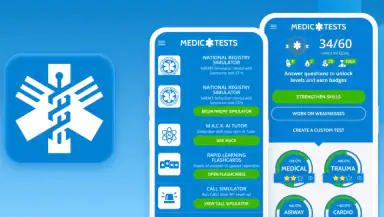 MedicTests 2026 EMS Education header