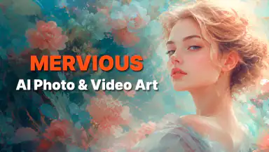 Mervious: AI Photo & Video Art header