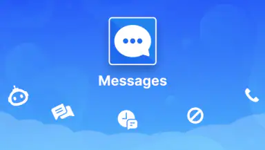 Messages: SMS Messaging App header
