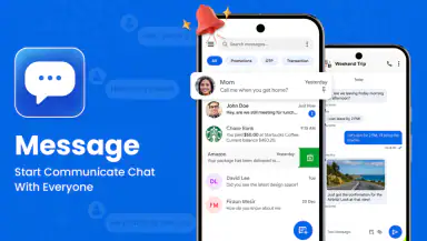 Messages: SMS & Text App header