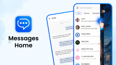 Messages SMS Text Home header