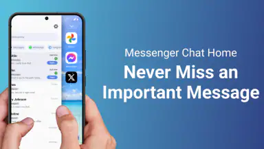 Messenger Chat Home header
