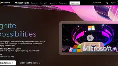 Microsoft Ignite header