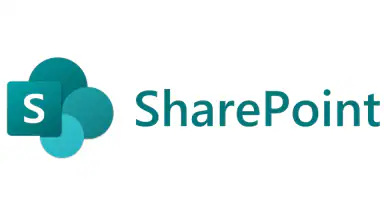 Microsoft SharePoint header