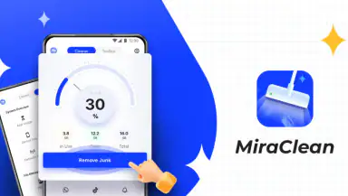 MiraClean - File Manager header