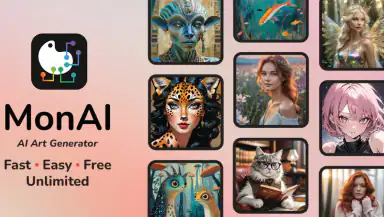 monAI - AI Art Generator header