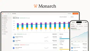Monarch: Budget & Track Money header