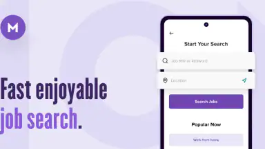 Monster Job Search header