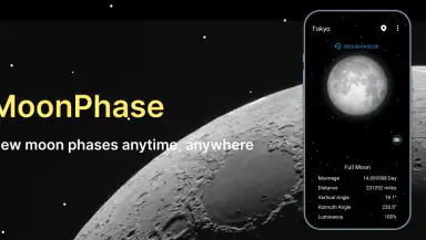 Moon Phase Calendar header