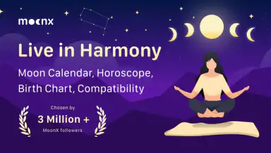 Moon Phase Calendar - MoonX header