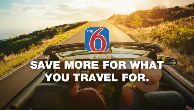 Motel6 My6: Book Hotels & Save header