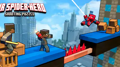 Mr Spider Hero Shooting Puzzle header
