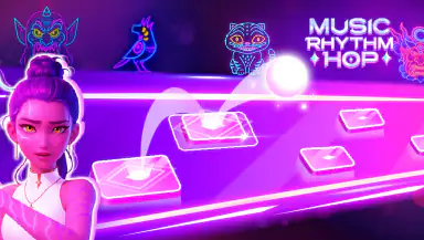 Music Hop: Ball Rhythm Game header