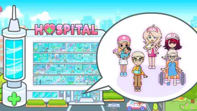 My Hospital Town Doctor Games header