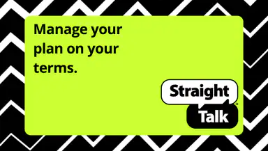My Straight Talk: Mobile App header