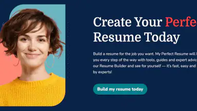 MyPerfectResume Builder header