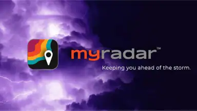 MyRadar Weather Radar Pro header