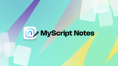 MyScript Notes: AI Note Taking header