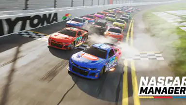 NASCAR Manager header
