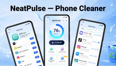 NeatPulse — Phone Cleaner header