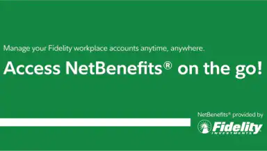 NetBenefits - Fidelity at Work header