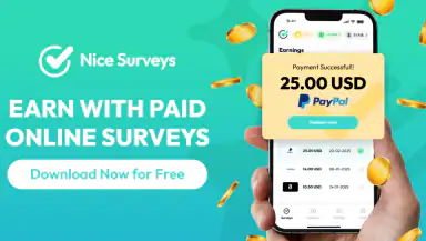 NiceSurveys - Paid Surveys header