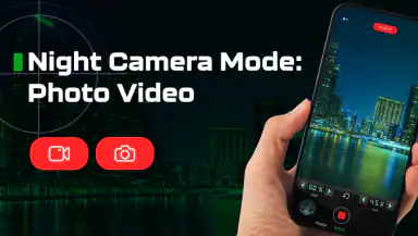 Night Camera Mode: Video Photo header