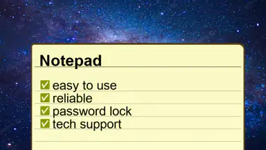 Notepad - simple notes header
