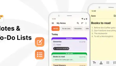 Notes, Notepad, To-Do Launcher header