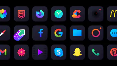 Nova Dark Icon Pack header