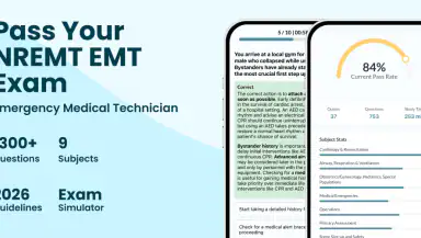 NREMT EMT EXAM PREP 2026 header